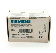 Lade das Bild in den Galerie-Viewer, Siemens 3SB1 600-4GA01 BETAETIGUNGSELEMENT 22M OMR-SCHLOSS, 3 STELL. BU
