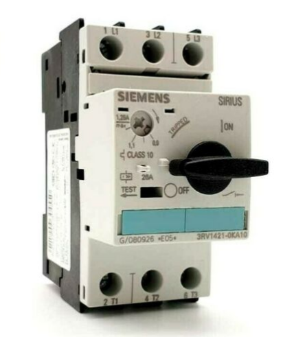 Siemens 3RV1421-OKA10 Leistungsschalter, A-Auslöser 0,9...1,25 A N-Auslöser 26 A