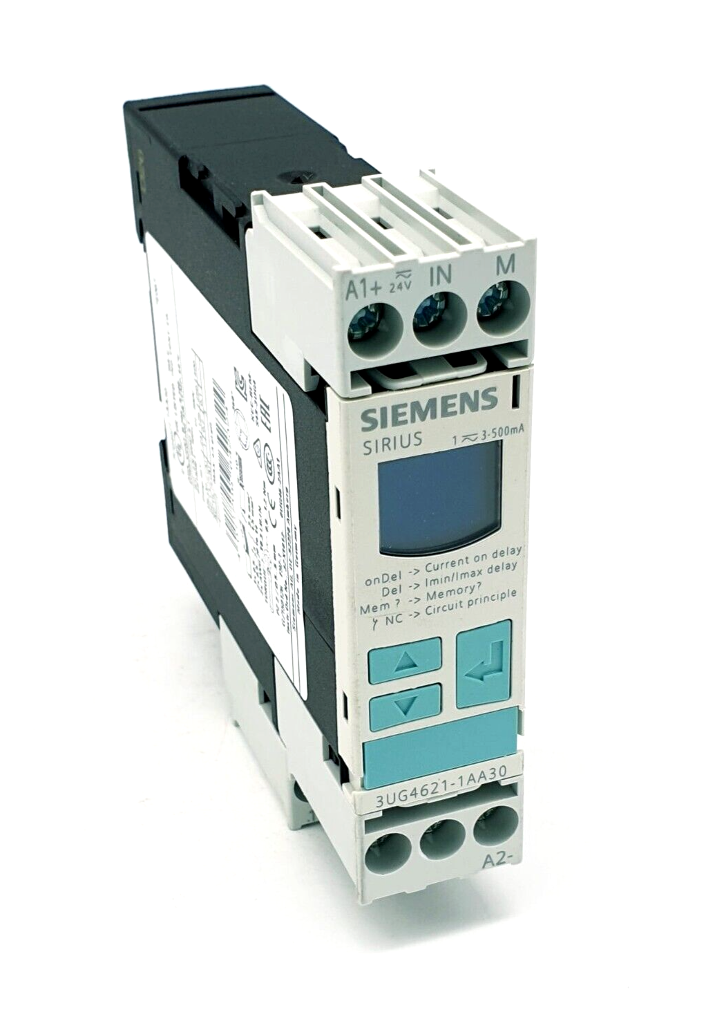Siemens 3UG4621-1AA30, Überwachungsrelais Stromüberwachung, 22.5 mm von 2-500 mA