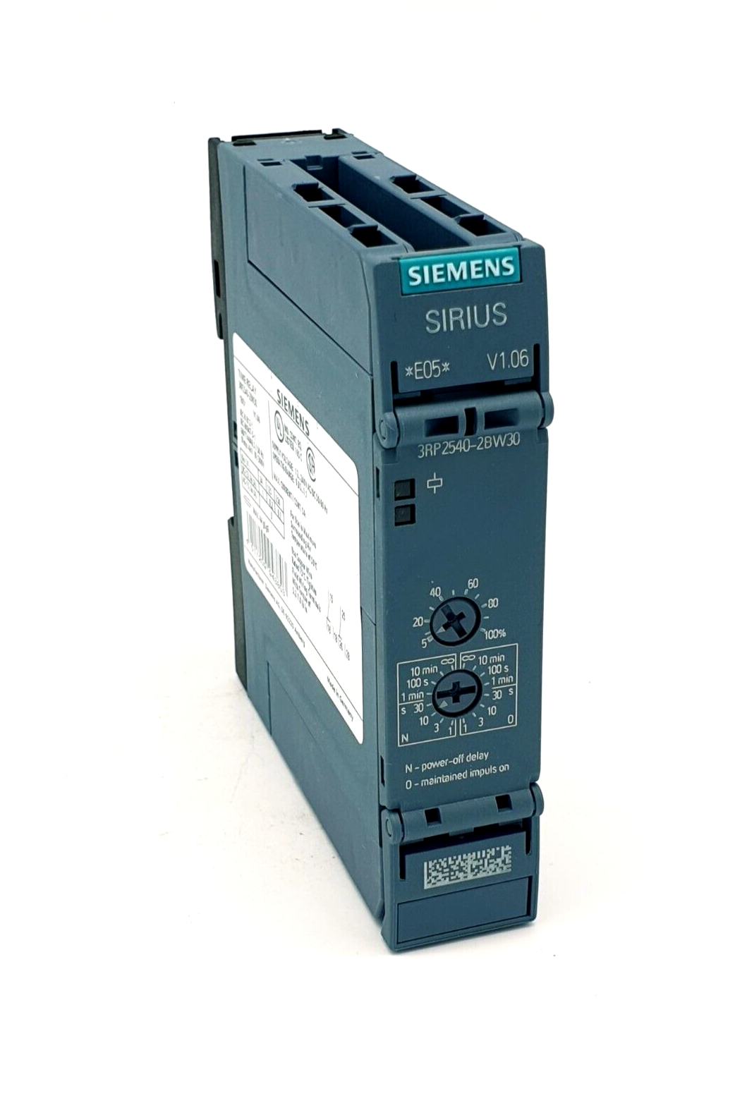 Siemens 3RP2540-2BW30 Zeitrelais 7 Zeitbereiche 0,05...600 s AC/DC 12-240 V