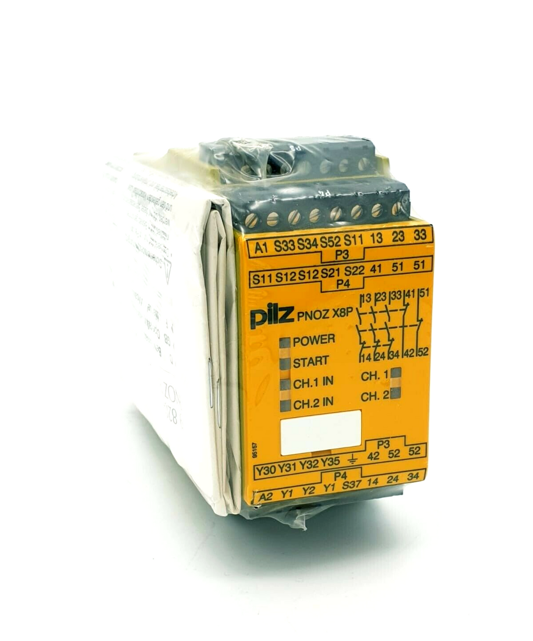 Pilz 777768 PNOZ X8P, Sicherheitsschaltgerät, 230VAC, 3n/o, 2n/c, 2so
