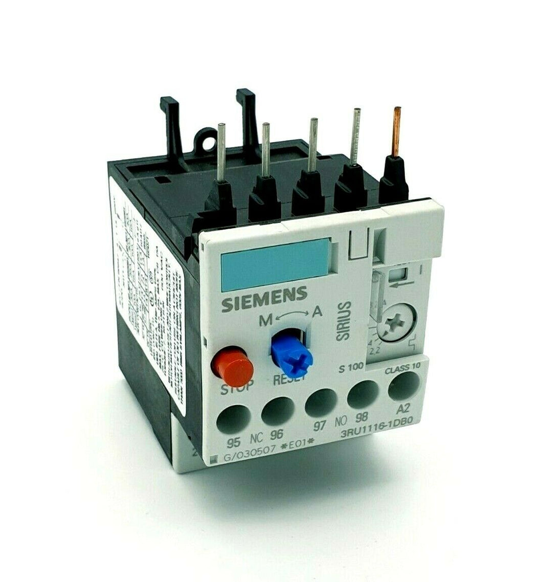 Siemens 3RU1116-1AB0, Überlastrelais 1,1...1,6 A, Hand-Automatik-RESET