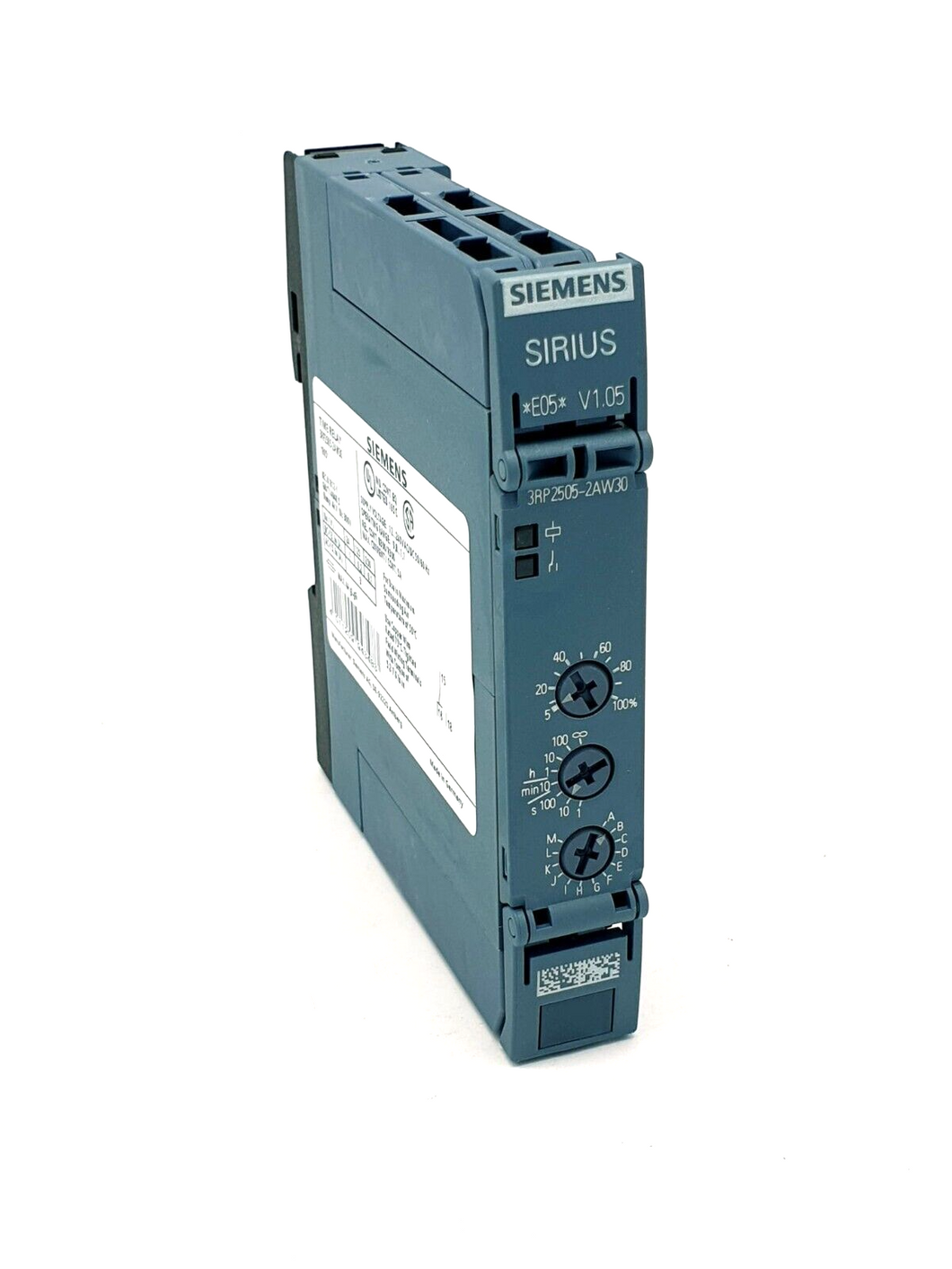Siemens 3RP2505-2AW30, Zeitrelais, Multifunktion 1 Wechsler, 13 Funktionen