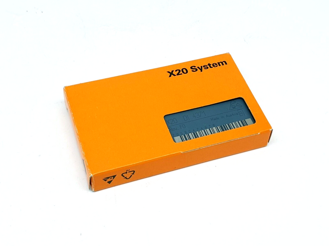 B&R X20DI4371, X20 System, 4 digitale Eingänge 24 VDC, in 3-Leitertechnik